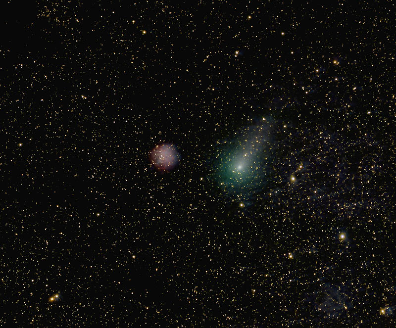 Comet C2017 O1 (ASASSN1), NGC 1624. 